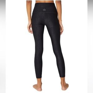 Beyond Yoga Black Snake High Waisted 7/8 Leggings XS